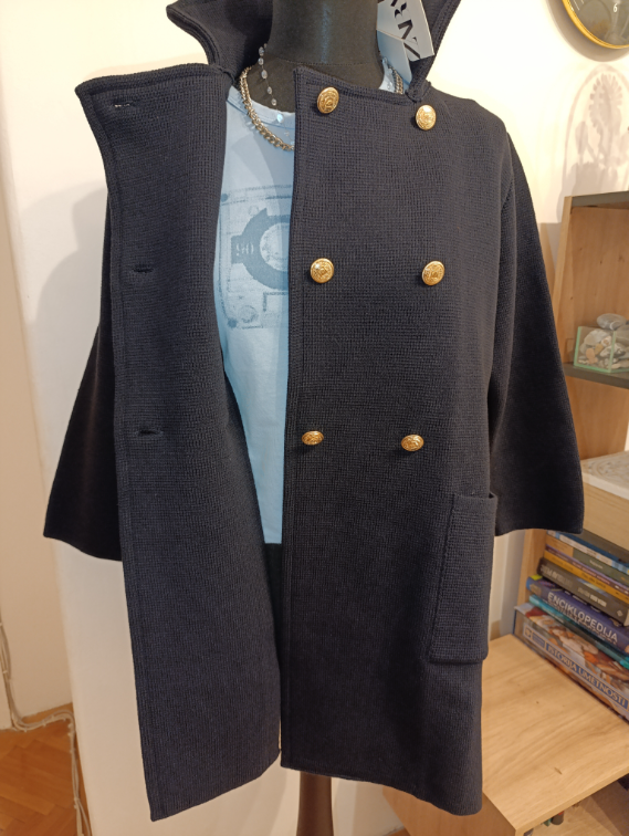 Zara pleteni kaput NOVO slika #3