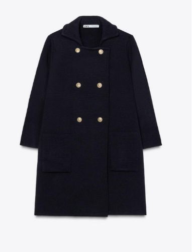 Zara pleteni kaput NOVO