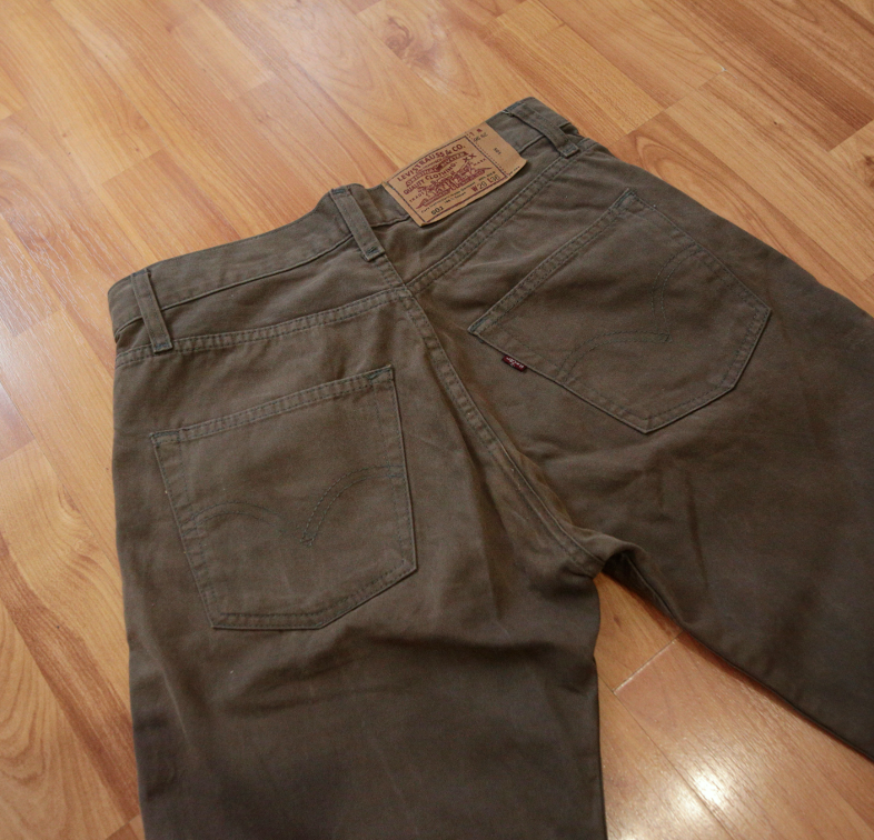 🫒Vintage Leviske 501 olive 🫒 slika #2