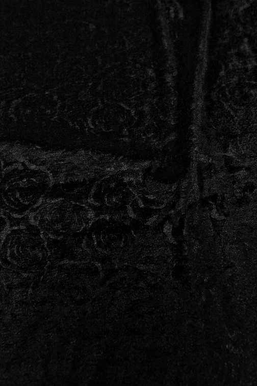 🥀🖤 Velvet gothic maxi brokatna haljina slika #2