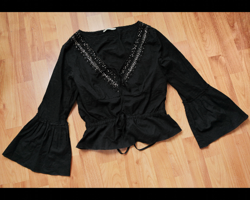 🌘 Witchy bell sleeve cotton top 🌘 thumbnail #2