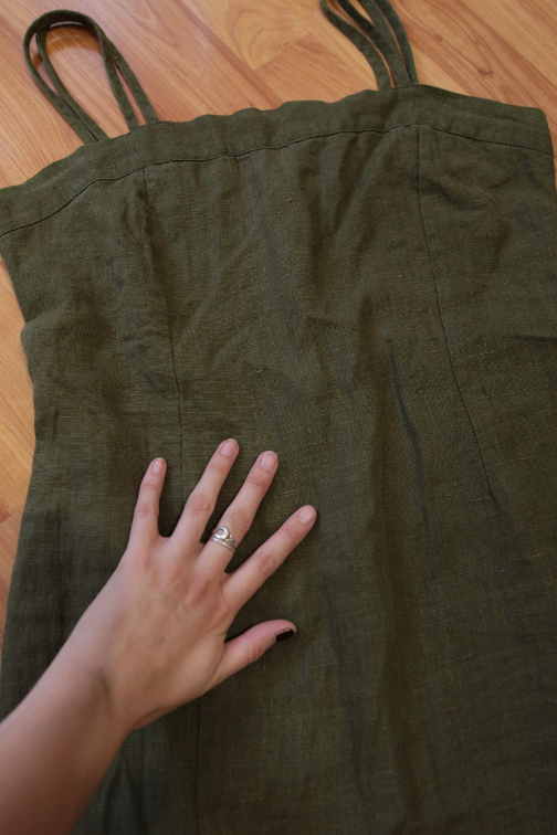 Forest linnen dress 🌿 slika #3