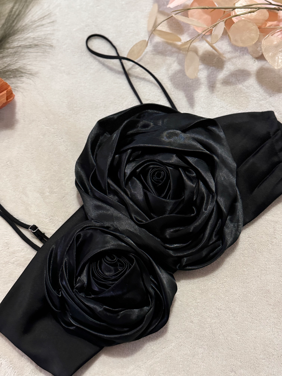ZARA top sa ružama 🖤 slika #2