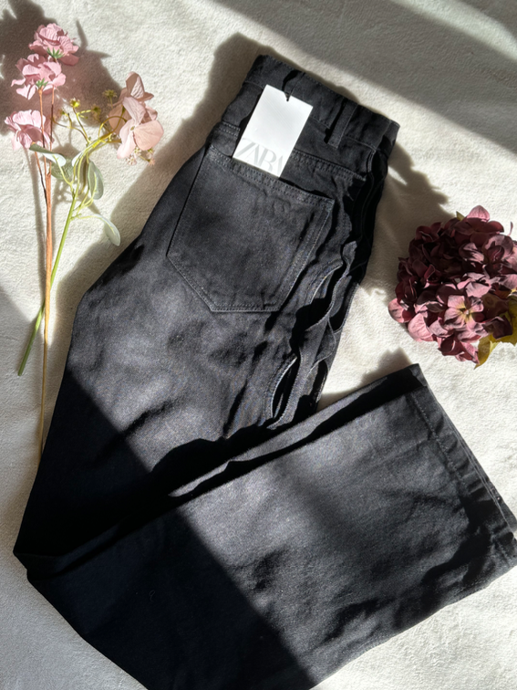 ZARA farmerke sa prorezima 34/36 (NOVO) slika #3