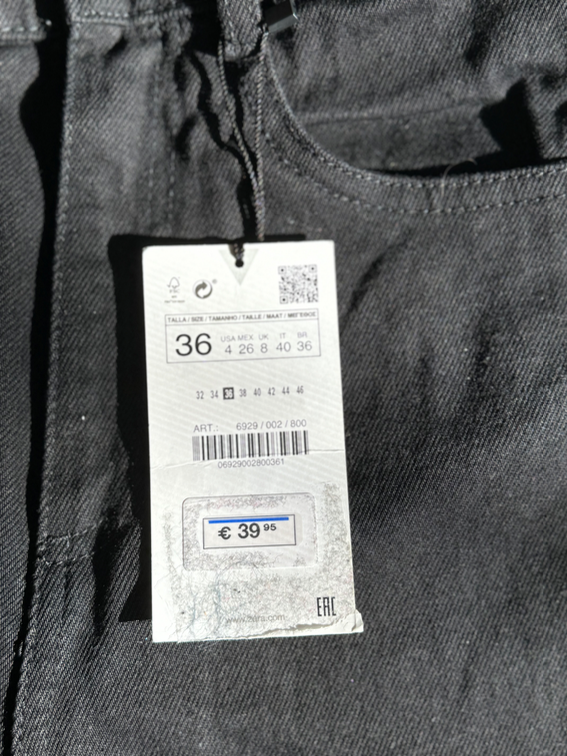 ZARA farmerke sa prorezima 34/36 (NOVO) slika #4