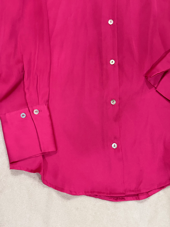 ZARA pink satenska košulja 🩷 slika #2