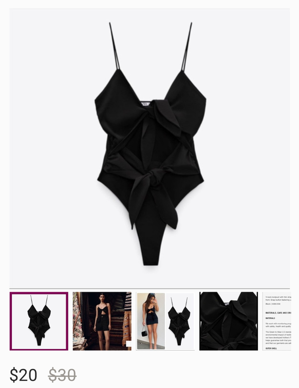 ZARA top/bodi  slika #3
