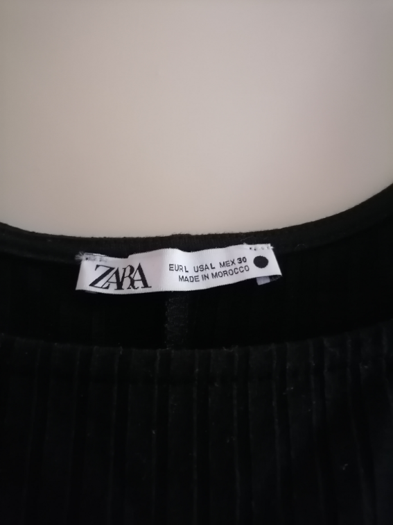 Nova uska crna haljina na bretele Zara  L slika #2