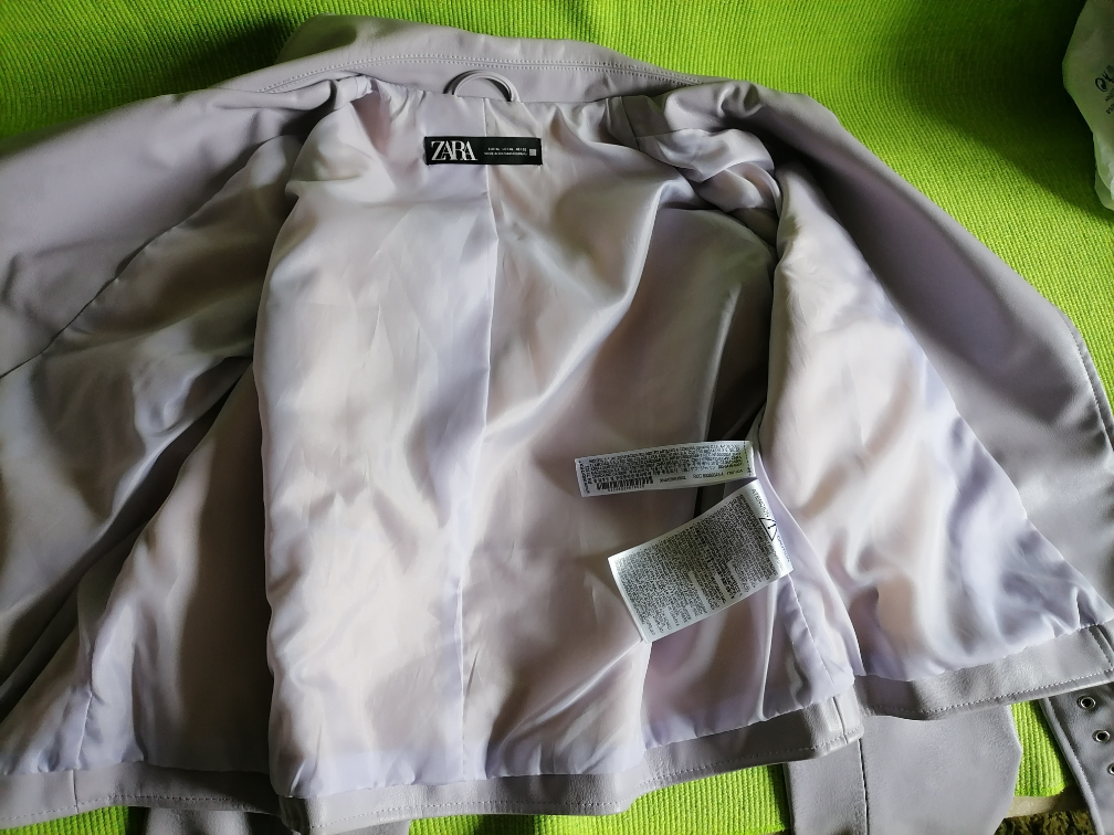Jakna Zara od veštačke kože XL slika #4