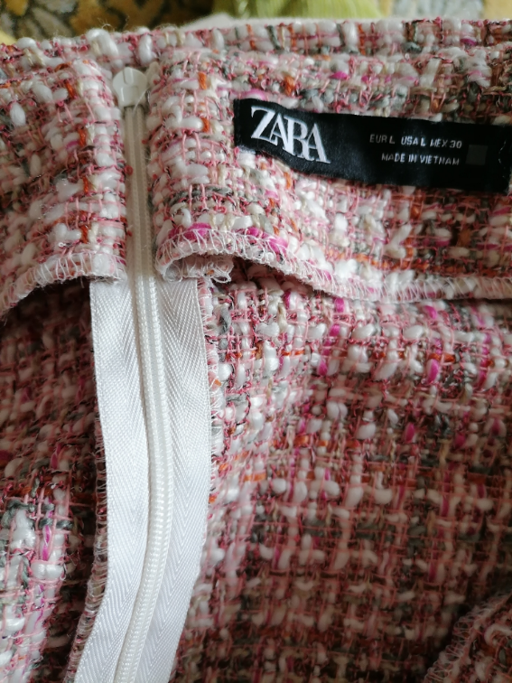 Nova karirana mini sulnjica Zara  L slika #3