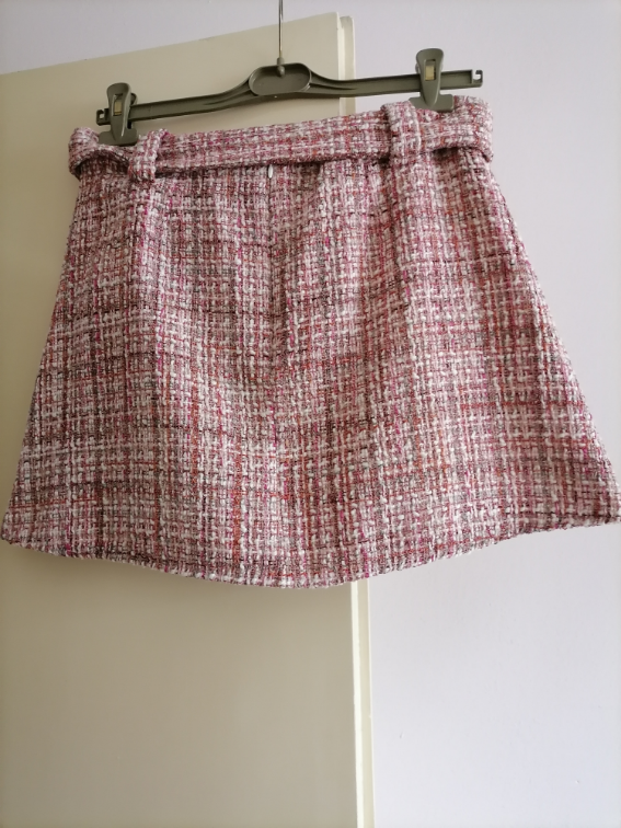 Nova karirana mini sulnjica Zara  L slika #2