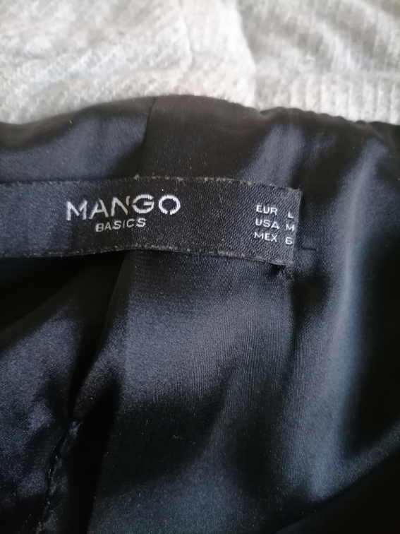 Sivi vuneni kaput Mango  L slika #5