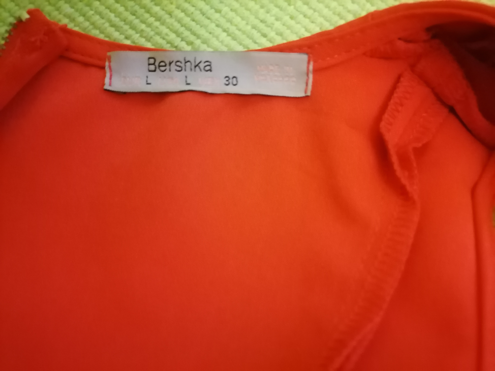 Crvena mini haljina Bershka  L slika #4