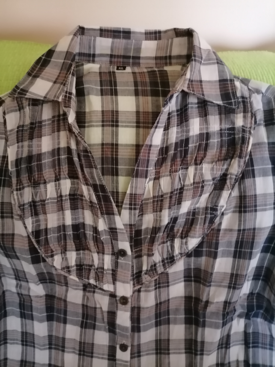 Tanja pamučna karirana košulja XL slika #4