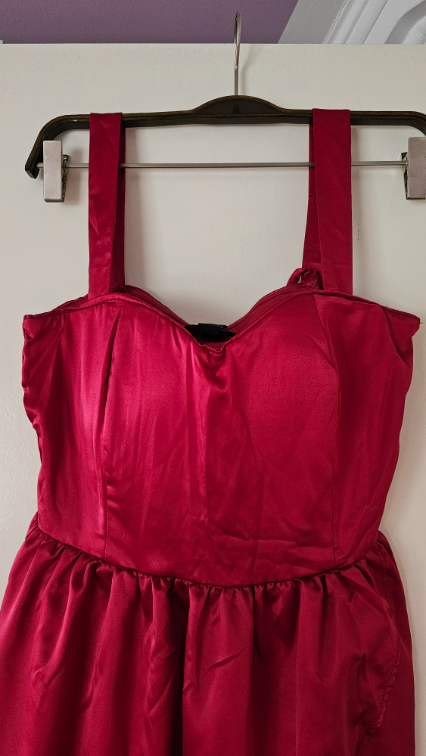 Amisu bordo haljina Evening slika #1