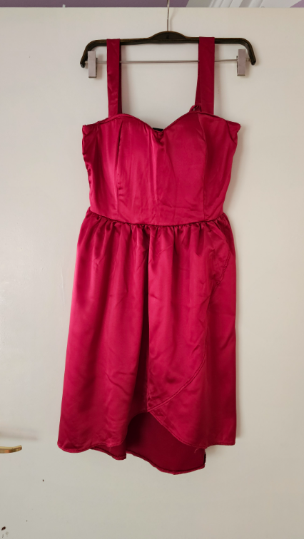 Amisu bordo haljina Evening slika #2