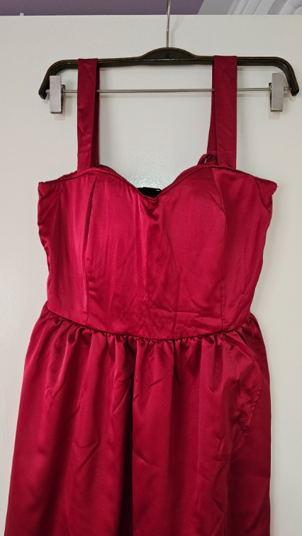 Amisu bordo haljina Evening slika #3