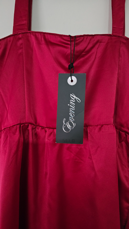 Amisu bordo haljina Evening slika #5